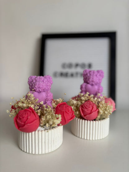Flores en vela