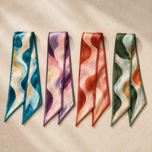 Bandanas largas · Set de 4 diseños
