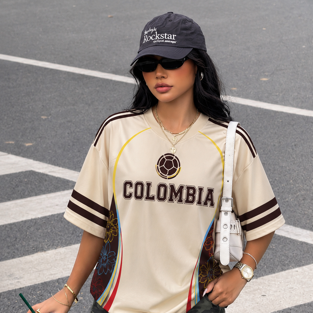 Camiseta Oversize Dorada