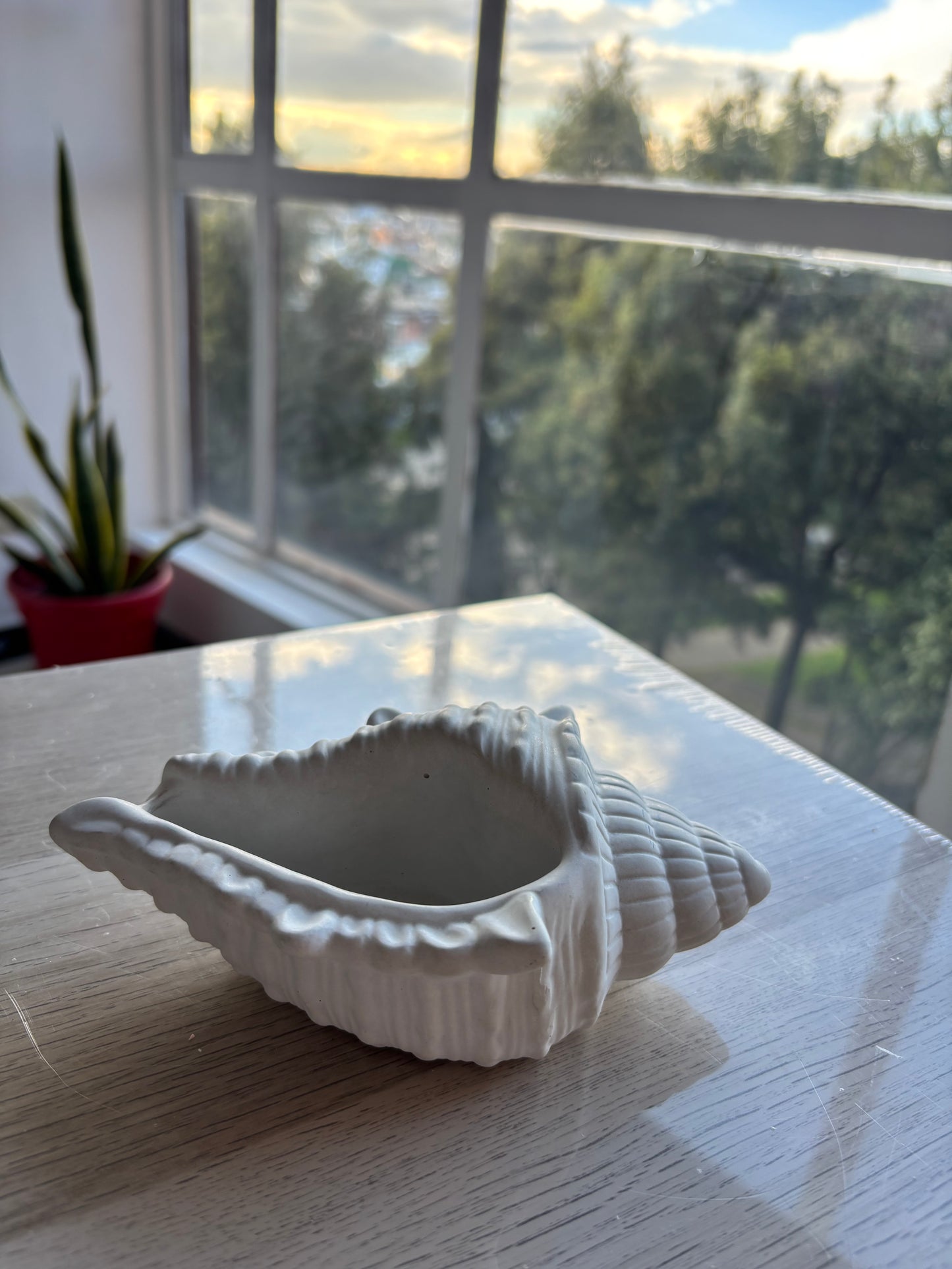 Recipiente en cemento para velas