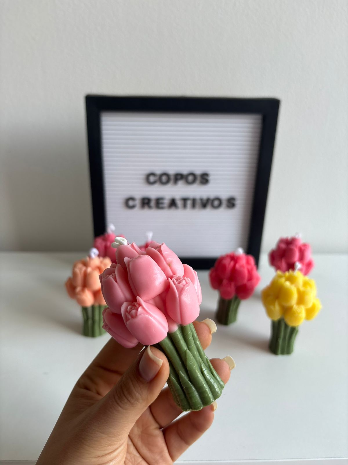 mini ramo tulipán