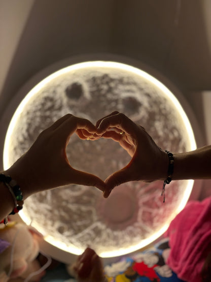 Lámpara decorativa en forma de Luna