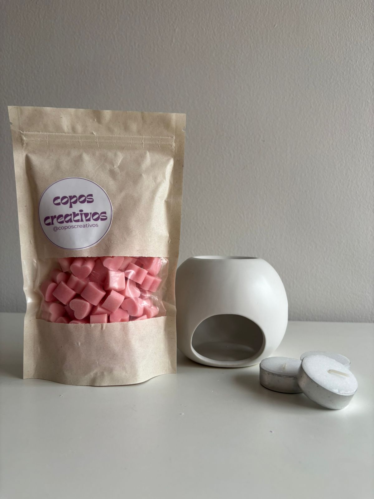Velas de Vainilla en Forma de Corazón | Regalo