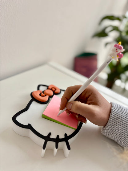 porta notas Kitty impreso en 3d