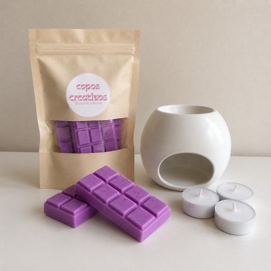Set Violeta | Velas Relajantes -aroma lavanda