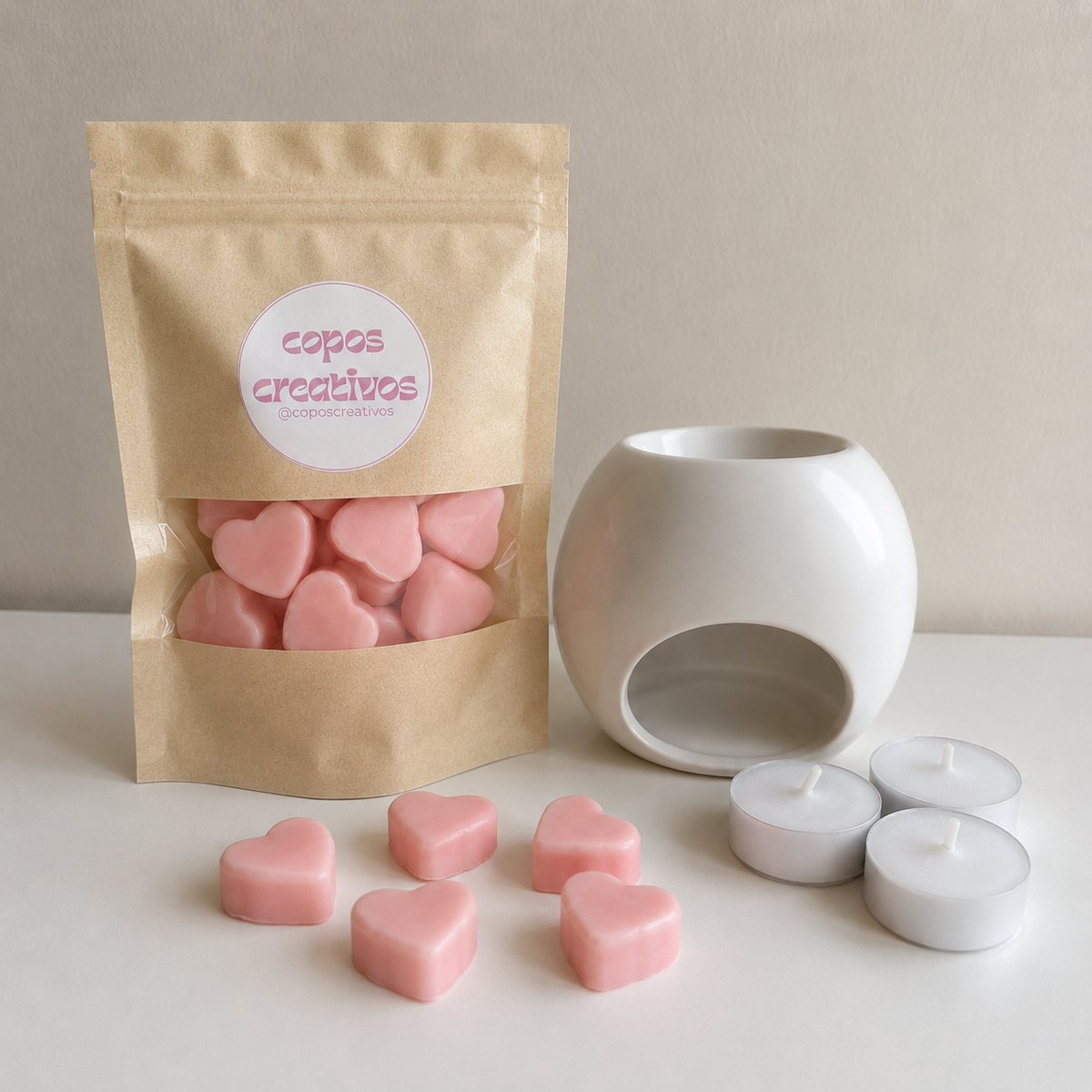 Set amor aroma Vainilla en Forma de Corazón | Regalo